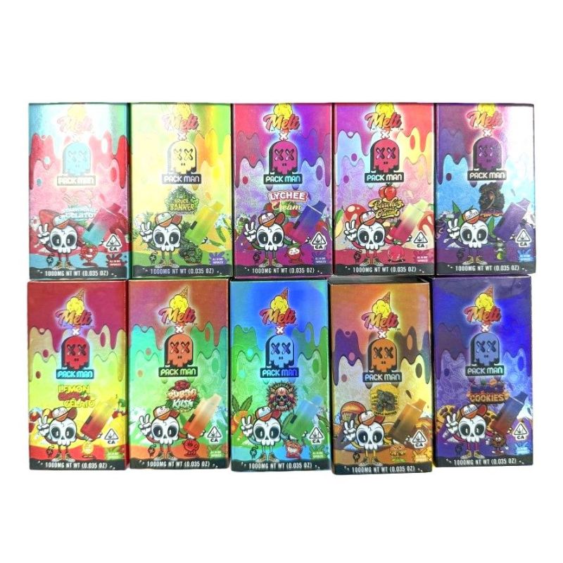 Melt x Packman 1g & 2g Empty Vape – New Packaging